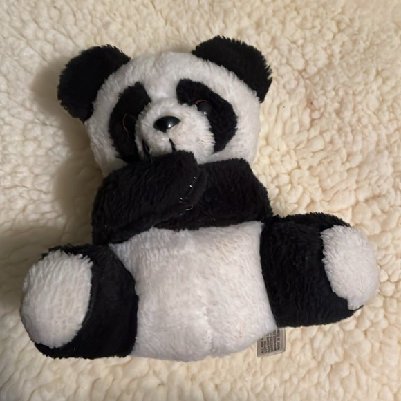 Black and White Stuffed Bear Animal - Picture 12 of 15